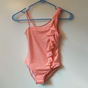 Pink girls swimsuit